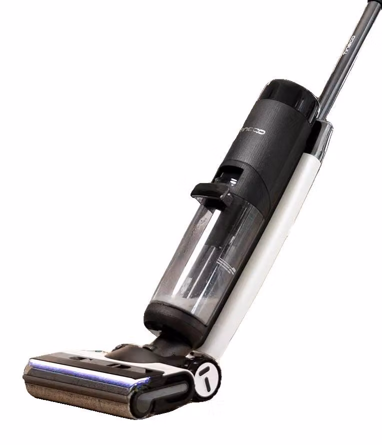 Aspirapolvere per pavimenti umidi e asciutti, potenza 50W, batteria 25,2V, include una spazzola aggiuntiva, funzionamento senza fili, dimensioni 27 x 10 x 10 pollici