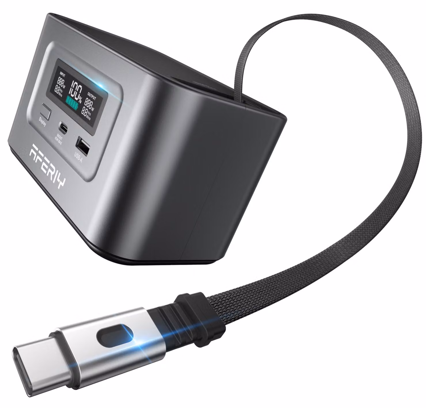 Centralina portatile da 99,2 Wh con ricarica rapida USB-C da 100W