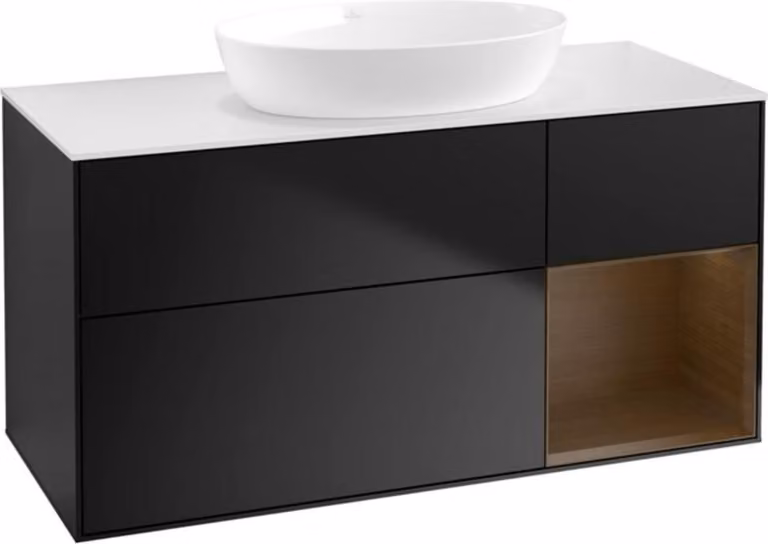 Mobile V&B Finion 120 cm, Pl wh. m, Reg wal ven, bla m Lac