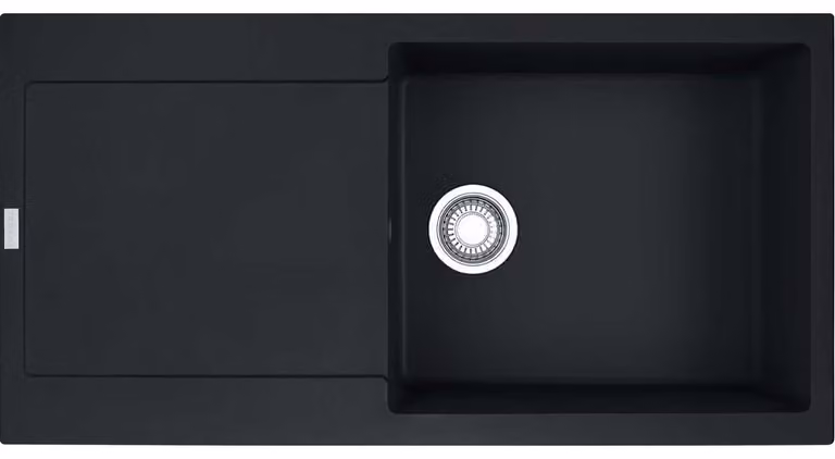 Franke Maris vestavný dřez Fragranit dřez MRG 611-97 XL BlackMatt tlačítkový nerez od 60 cm 114.0627.362