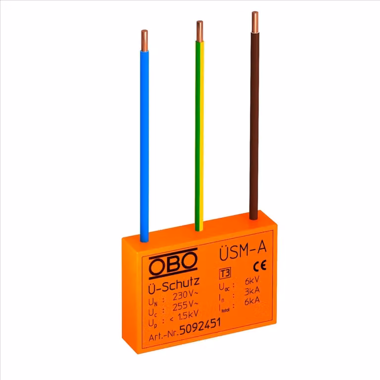 Modulo di protezione da sovratensione OBO, tutti i sistemi di installazione, 255 V, 1 pz.