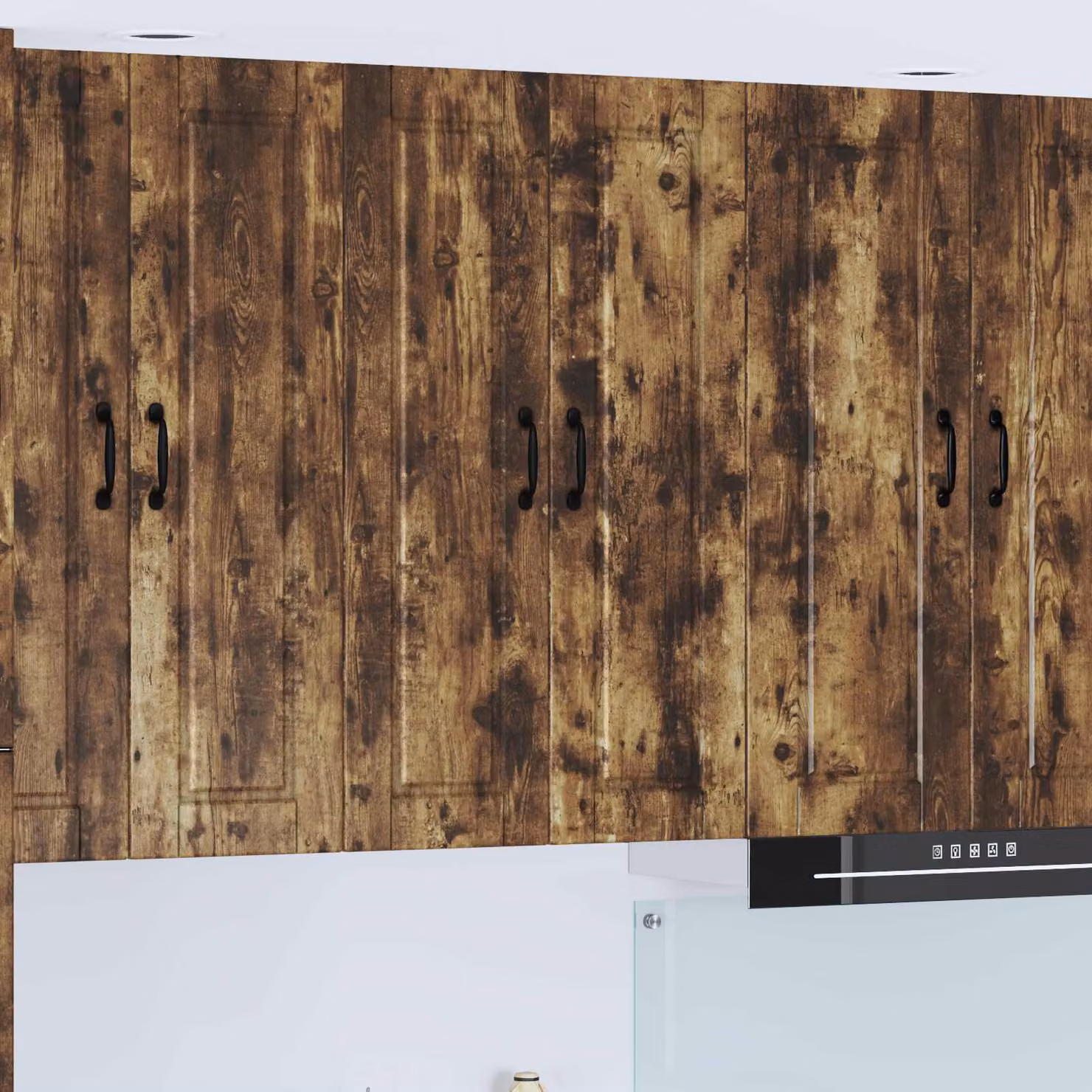 Armadietto a muro vidaXL PORTO moderno in legno marrone L: 60 cm, P: 31 cm, H: 100 cm