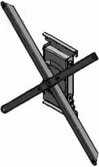 Supporto di montaggio FLIP Eco Flipboard con rotazione Black PM5955