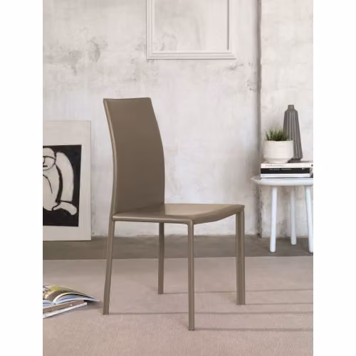 Sedia Vanity in cuoio Friulsedie