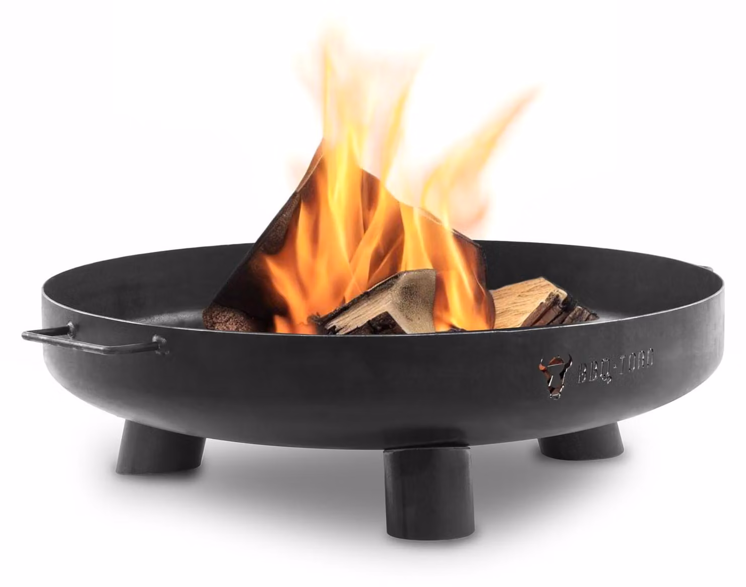 Braciere da giardino fuoco - Acciaio robusto - Nero - Ø 70 cm