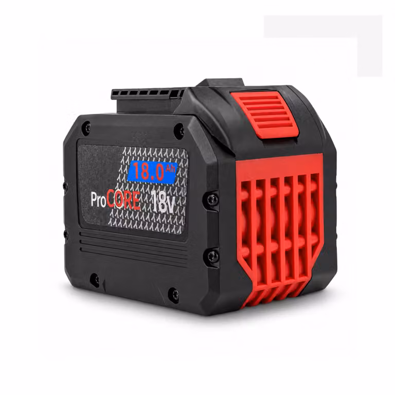 Batteria ProCORE da 18 V – 18,0 Ah – Batteria di ricambio ad alte prestazioni compatibile con Bosch Professional – Batteria agli ioni di litio con autonomia massima