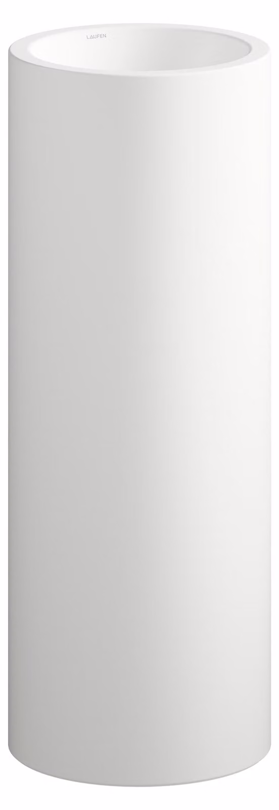 LAUFEN FORM lavabo, au sol, avec fixation murale, rond, sans trou pour robinetterie, sans trop-plein, 329x367x900mm, H511FM27571121, H511FM27571121