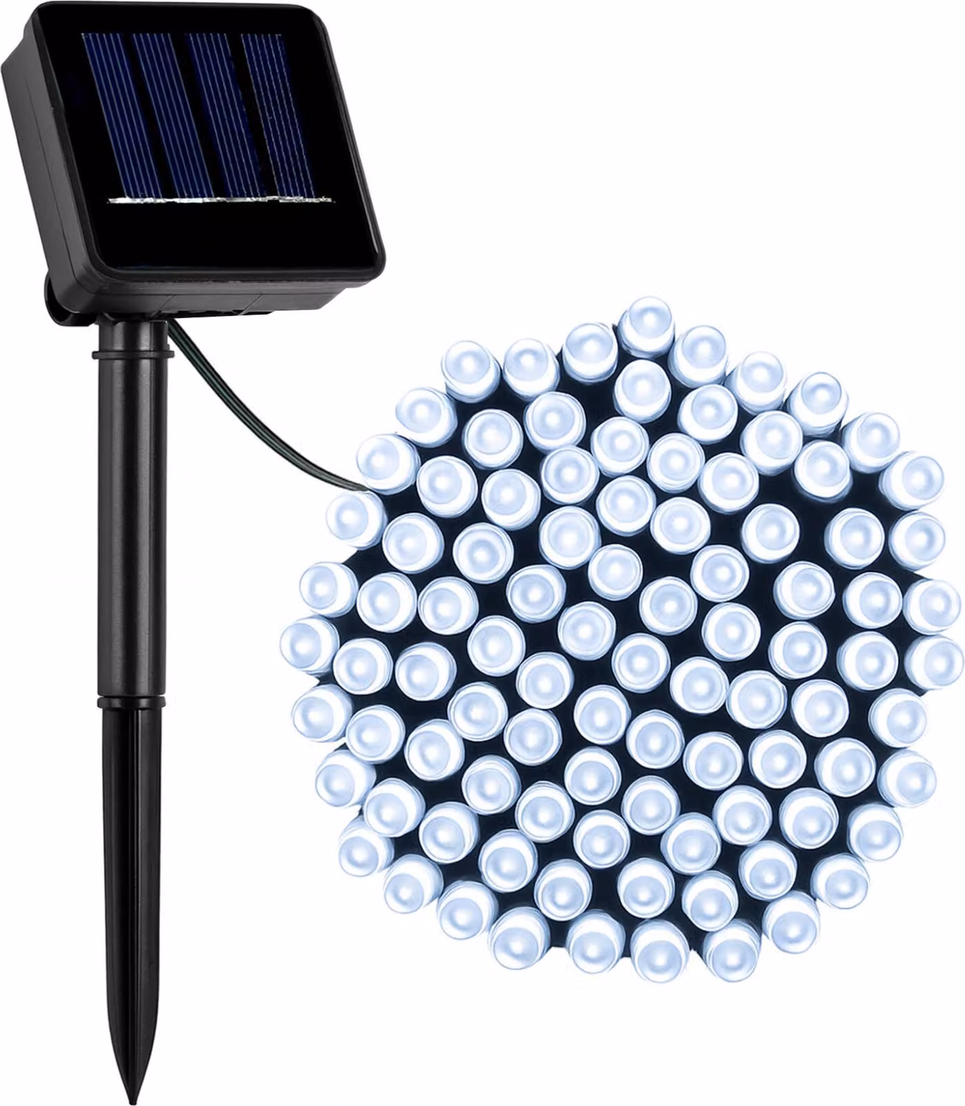 Linder Exclusiv Catena luminosa solare 50 LED Bianco freddo