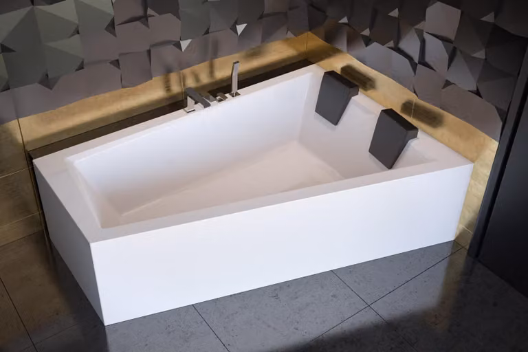 Design Badewanne Eck Badewannen Wannen Moderne Eckbadewanne Weiß Wanne Acryl