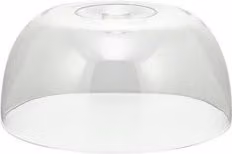 Coprivivande a campana tonda Ilsa in vetro trasparente, Diametro: 30 cm, Altezza: 15 cm