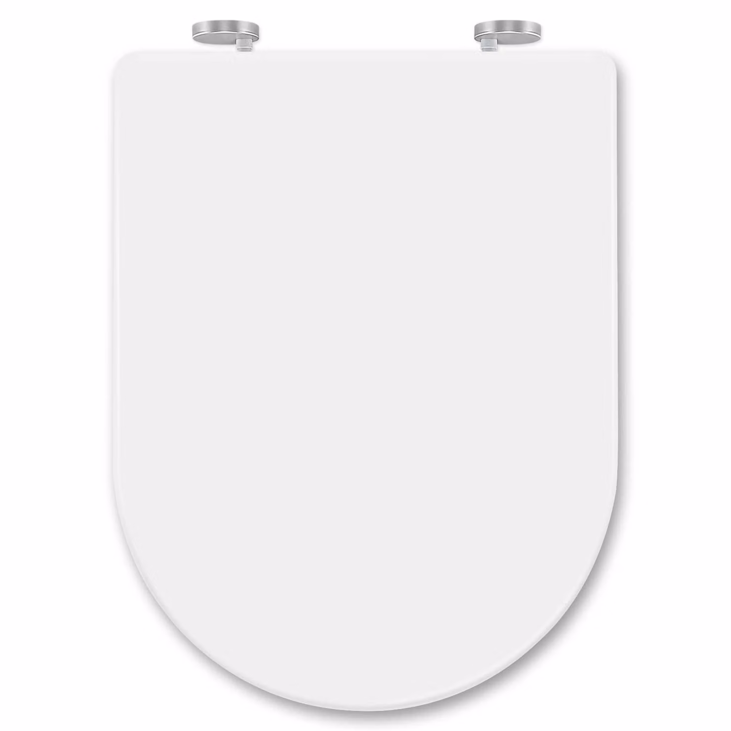 WOLTU Sedile per WC, chiusura morbida, plastica, chiusura morbida, antibatterico