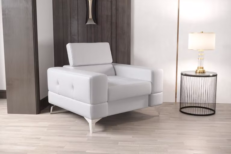 Modern Design Sessel Stoff Couch Sofa Polster Sofas Sessel Fernseh 1Sitzer