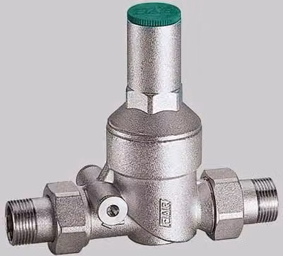 Riduttore di Pressione Far in Acciaio Inox Cromato Argento