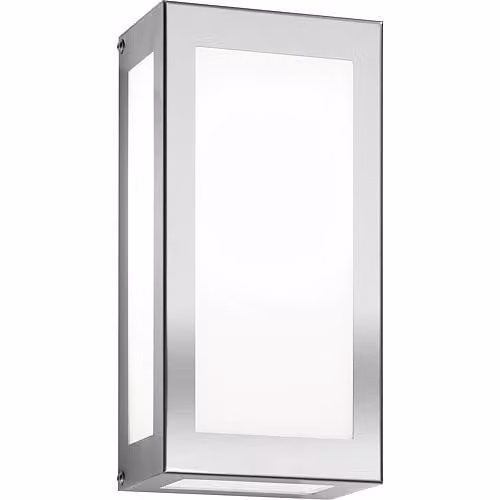 CMD 34 applique in acciaio inox IP44 vetro opalino E27