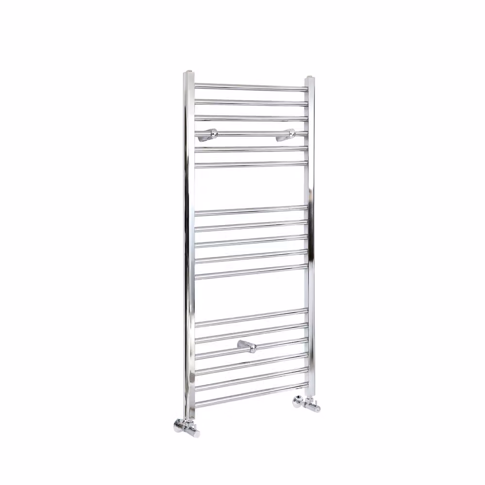 Scaldasalviette di Design Cromato - Termoarredo Bagno Piatto - 270W - Kent