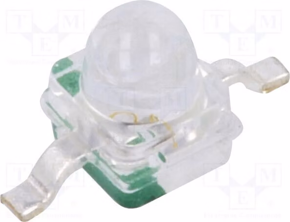 2 LED SMD, angolo di emissione 10°, colore verde, dimensioni 2,4x2,1x2,8 mm, intensità luminosa 10000÷12000 mcd, corrente di funzionamento 20 mA, modello OSG5212411C-TR7. Diodi LED
