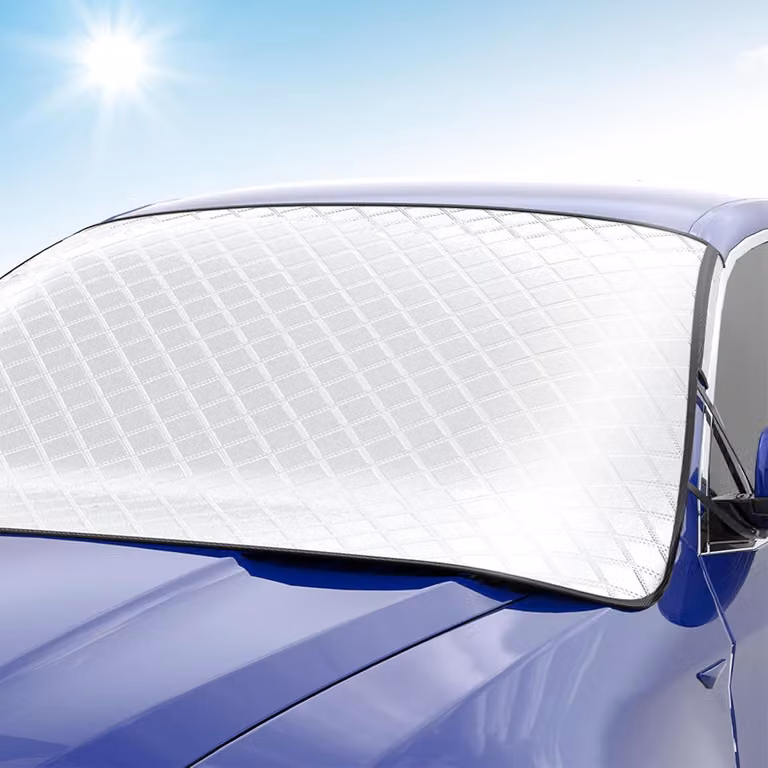 Copriparabrezza auto 183x116 cm magneti protezione solare