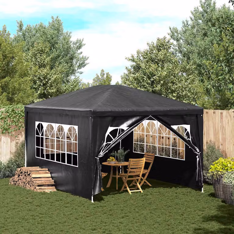 Tendone per feste vidaXL colore antracite 3x4 m