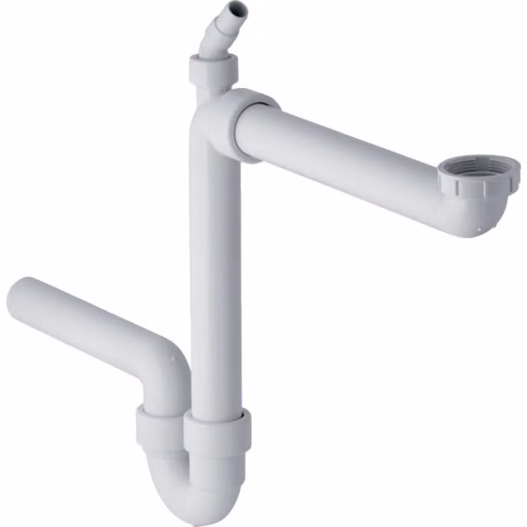 Geberit Rohrbogengeruchsverschluss für Spülbecken, Abgang horizontal