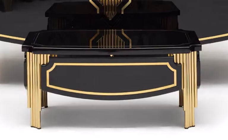 Couchtisch Modern Sofatisch Schwarz Beistelltisch Holz Wohnzimmertisch