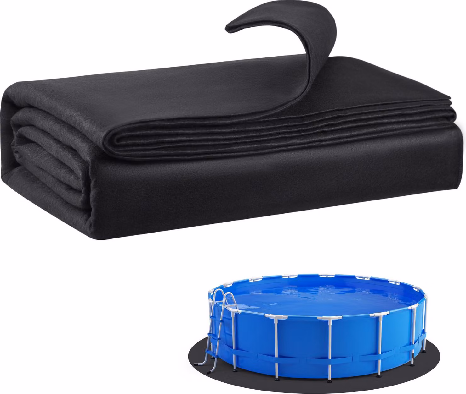 SucceBuy tappeto per piscina per piscina fuori terra 8,2 m