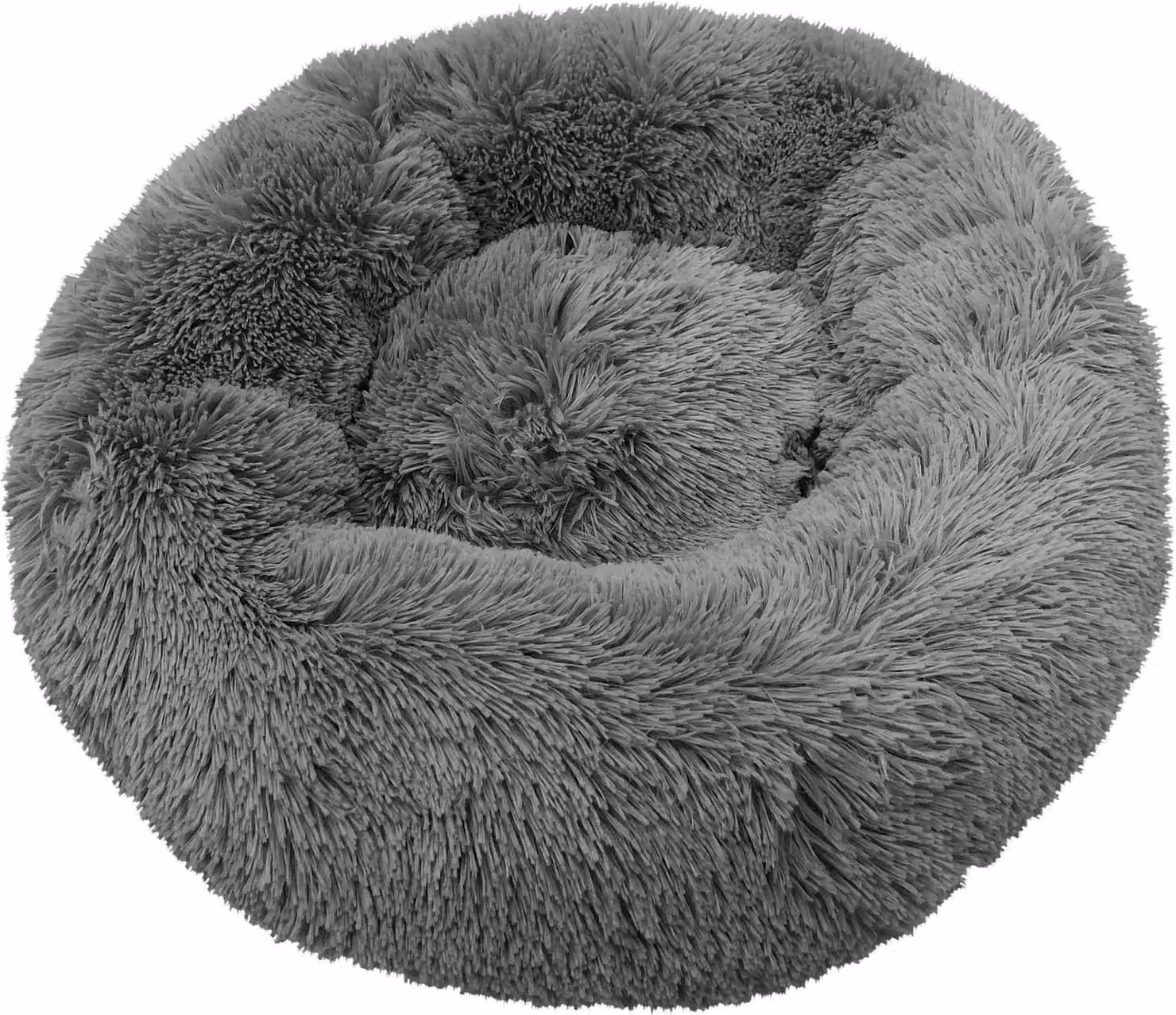 Lettino Nobby "ESLA" classico a forma di ciambella, grigio scuro; L x A: Ø 90 x 29 cm
