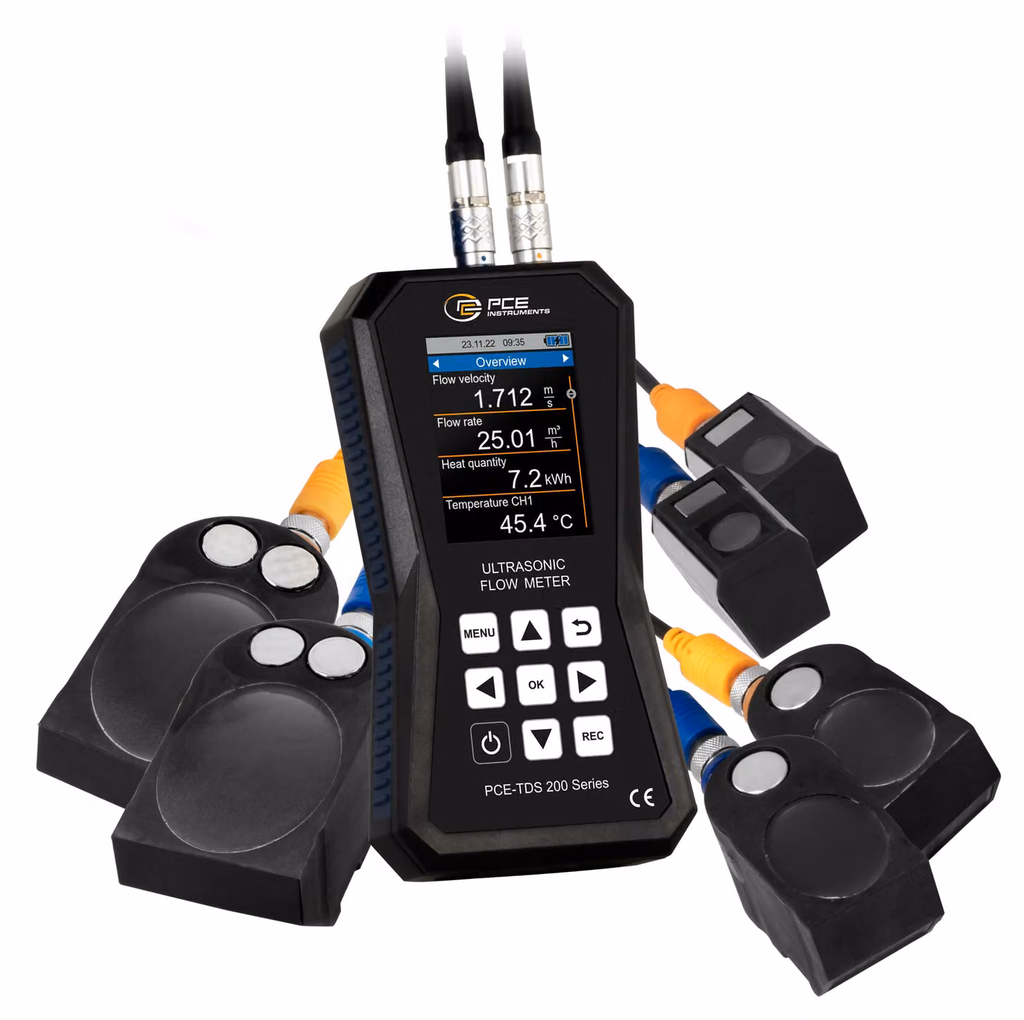 Misuratore di portata a ultrasuoni PCE Instruments modello PCE-TDS 200 SML