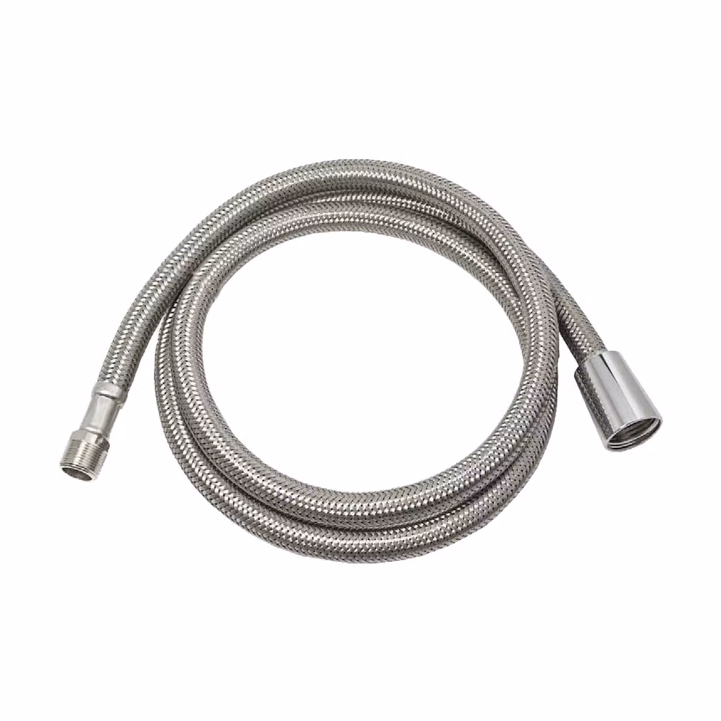 tecuro tubo doccia di ricambio per cucina M15/1 x 1/2 pollice dado conico x 120 cm - acciaio inox