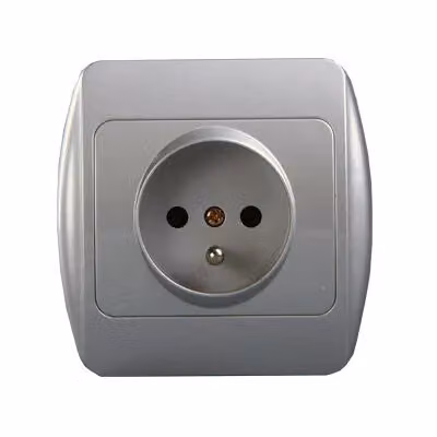 Presa elettrica Argento