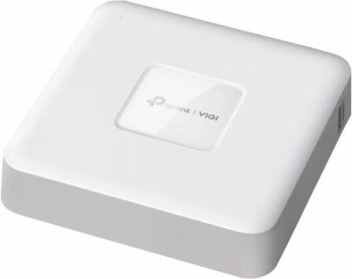 NVR TP-Link VIGI NVR1104H-4P Bianco con porte Ethernet/LAN, HDMI e USB-C