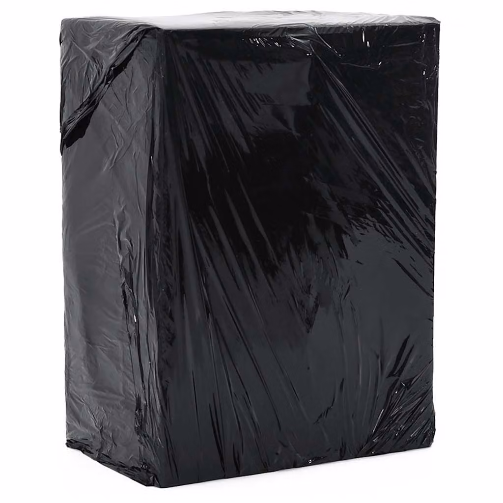 Set di 2 rotoli di film estensibile nero vidaXL, spessore 23 μm, L: 50 cm x Lunghezza: 300 m