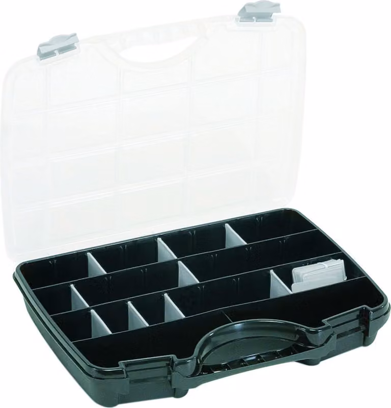 Valigia multiuso 46 nero-argento 388x290x61