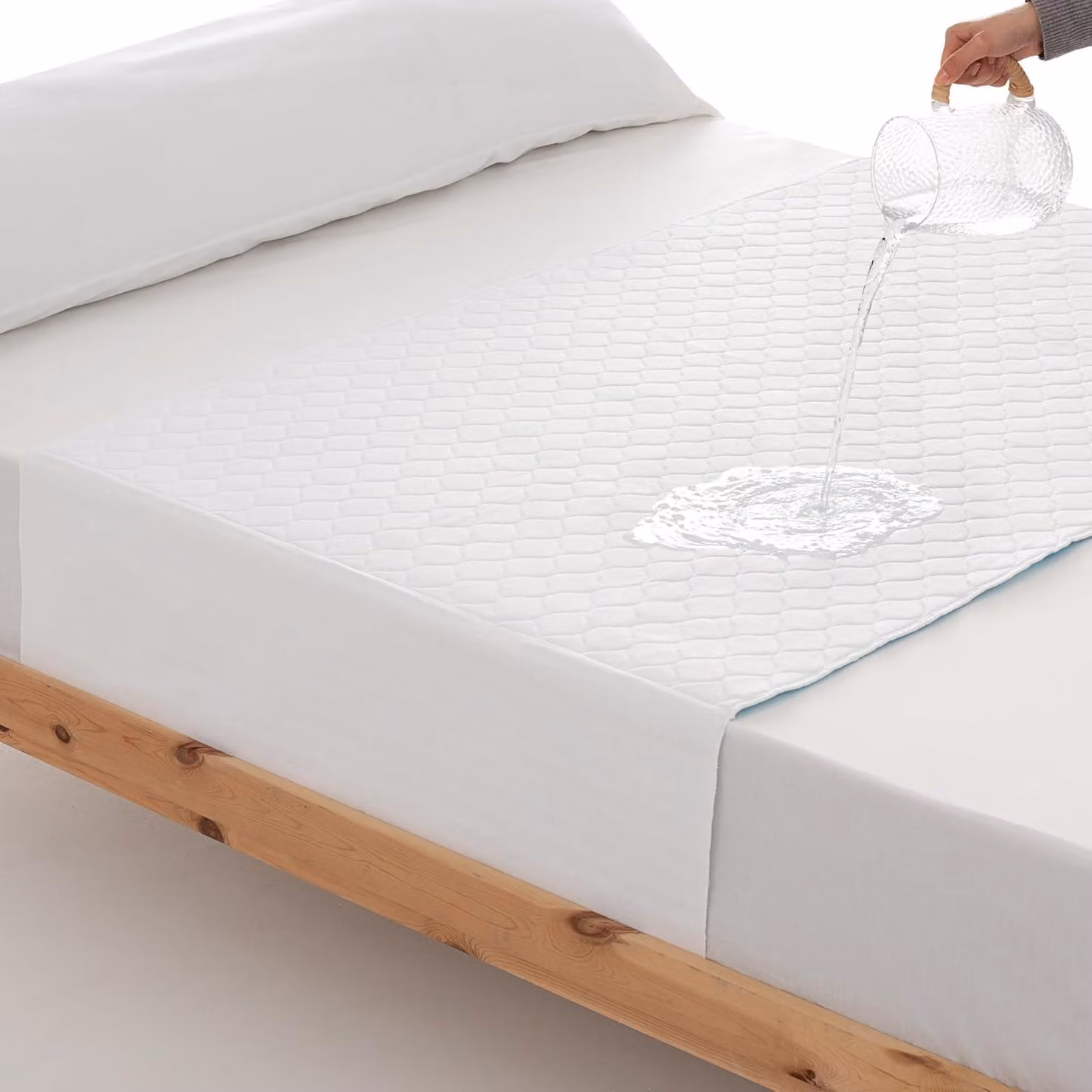 Sottopiatto lavabile, 90x85 cm, confezione da 2, assorbente, a 4 strati, Oeko-Tex