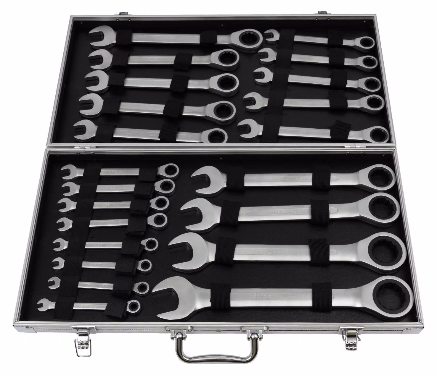 Set di chiavi a bussola da 22 pezzi - Misura da 6 a 32 mm - Acciaio cromo-vanadio