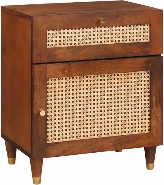 Comodini con cassetto 50 x 33 x 60 cm Legno di mango massello 4018888