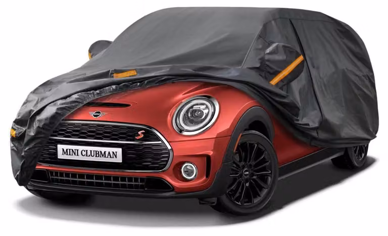 Copertura per auto Autoplane, impermeabile e traspirante, per Mini Clubman (2010-2025), colore nero