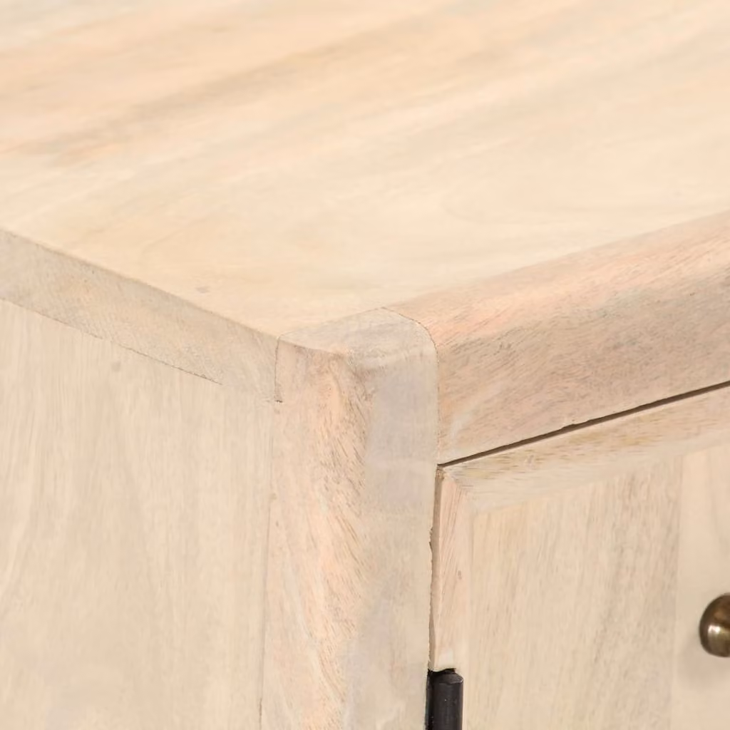 vidaXL Tavolino 90×45×40 cm in legno massiccio di mango