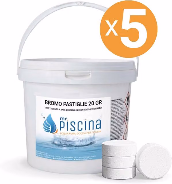 BROMO in PASTIGLIE 20 gr Quantità confezione: 5 confezioni
