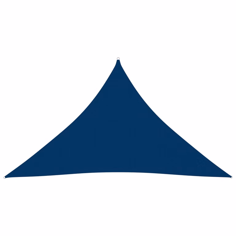 The Living Store Tenda da sole in tessuto Oxford triangolare 5x5x6 m Blu