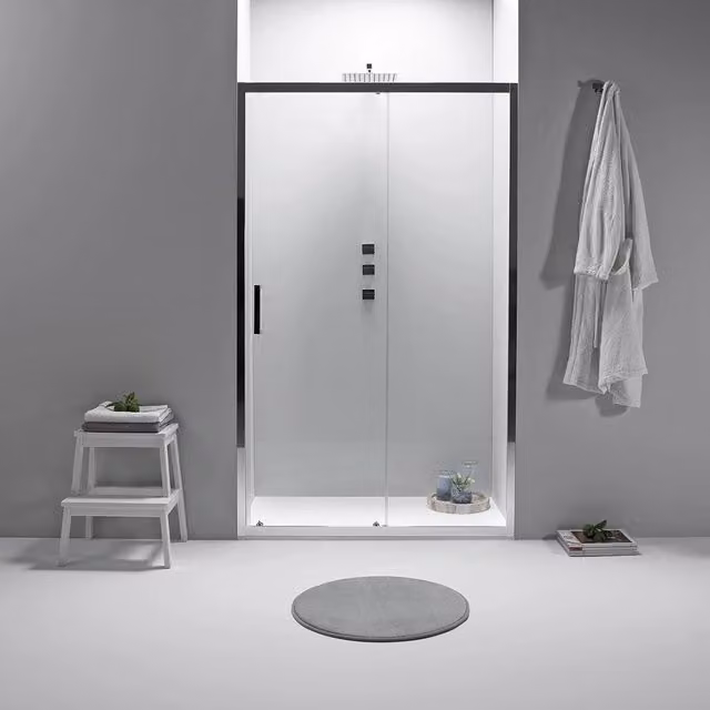 PORTA DOCCIA NICCHIA ELITE 140 CM SCORREVOLE TRASPARENTE
