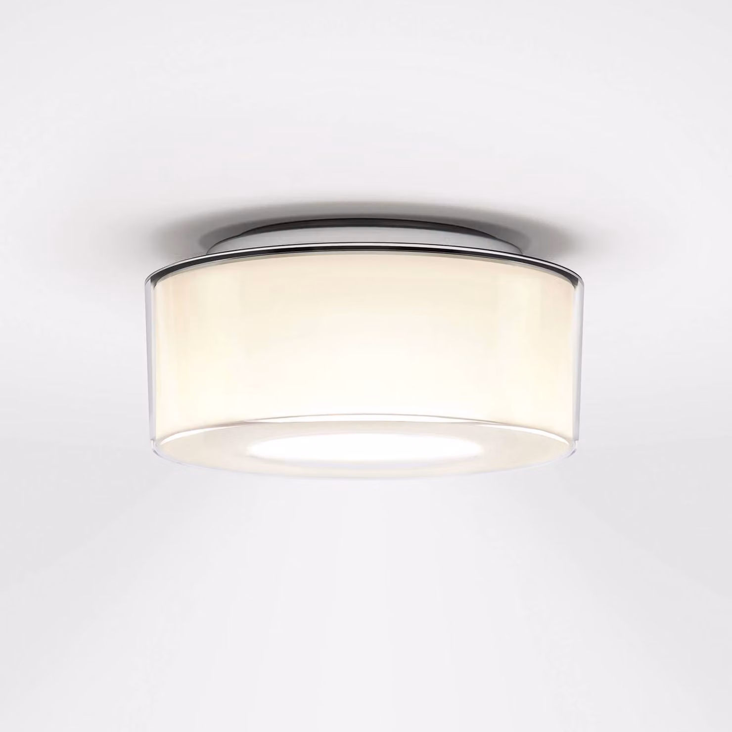 Serien Lighting Plafoniera a LED Curling M, dimmerabile, Chiaro / Trasparente, Soggiorno / Sala da pranzo, Plastica, Design, Plafoniera LED