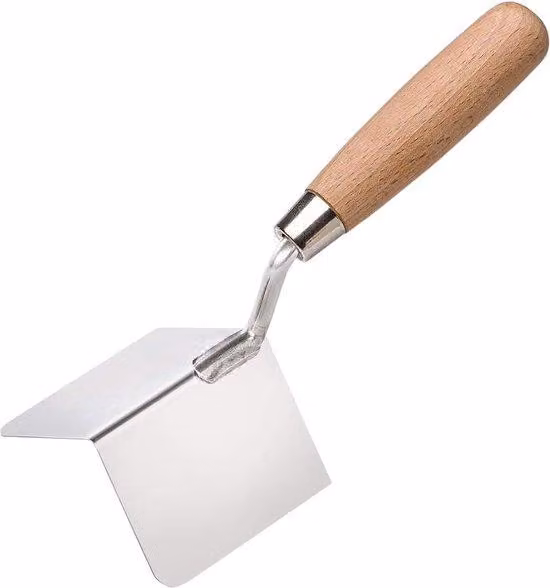Set da muratore, 5 pezzi, acciaio inossidabile, spatola per angoli interni, spatola per angoli esterni, spatola per intonaco