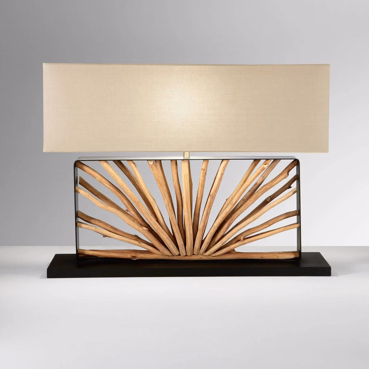 Luce Ambiente Design Lampada da tavolo Ethernal, Nero, Soggiorno / Sala da pranzo, Metallo, Lampada da tavolo
