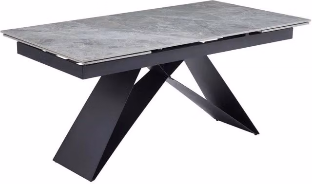 Tavolo Allungabile Darren Casa Collection Grigio Chiaro L: 90 cm, P: 90 cm, H: 77 cm – 1