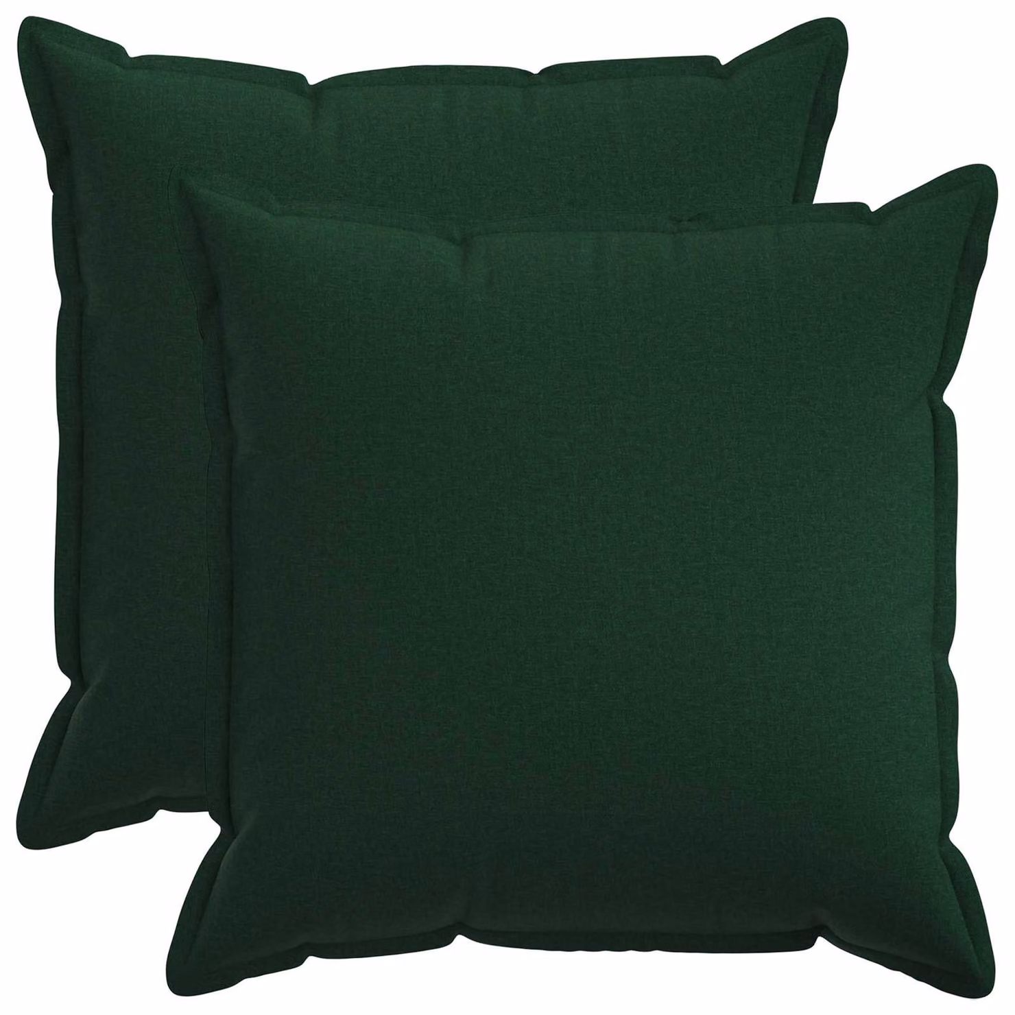 Set di 2 cuscini quadrati vidaXL HOUTEN in poliestere, colore verde, L/P/H: 65 x 65 x 65 cm