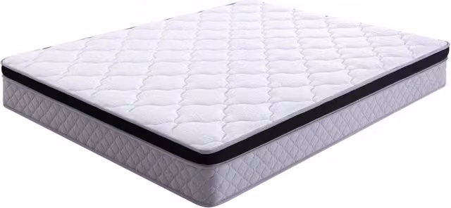 Materasso a molle 140x200 cm H3; spessore 25 cm; ergonomico; bianco