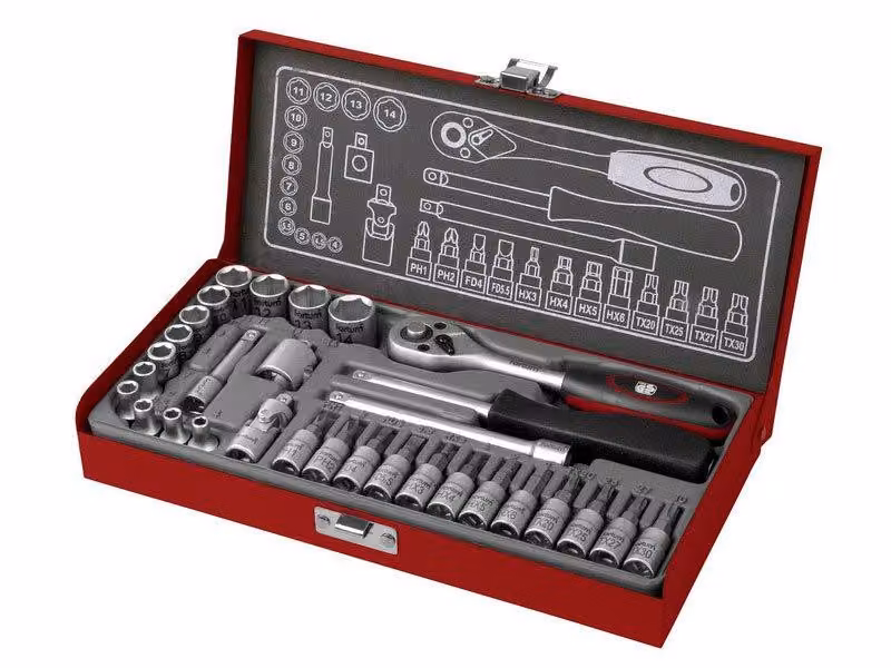 Chiavi a bussola Fortum (4700003) Chiavi a bussola, set di 31, 1/4", 61CrV5