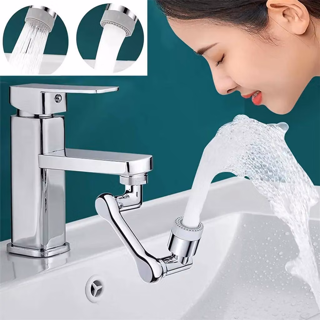 Prolunga per rubinetto dell'acqua, prolunga girevole a 1080° per rubinetto dell'acqua, prolunga per rubinetto - DUOTAP