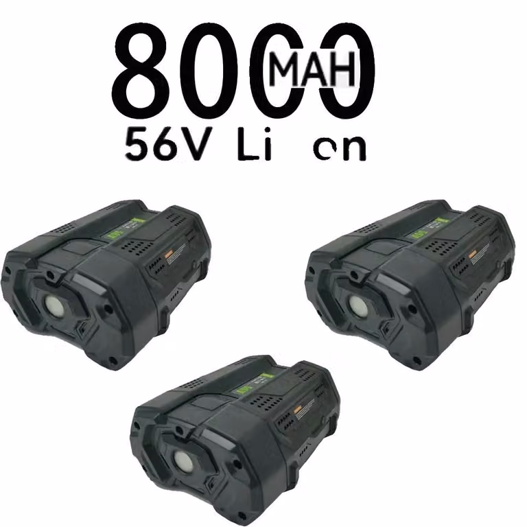 Batterie di ricambio, capacità 8000mAh, compatibili con gli utensili EGO, 8000mAh x 3
