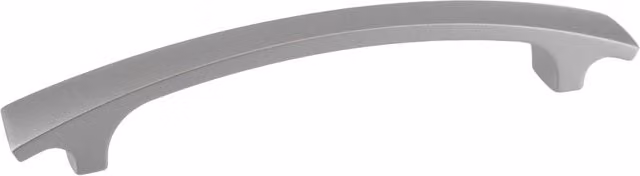 Set di 25 maniglie Zama e 7131 in alluminio color argento con finitura stainless look, lunghezza 12,8 cm, prodotte da Metalstyle